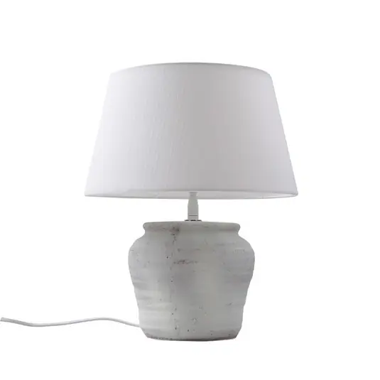 Aelith Tischleuchte Ø30 White - Lindby Highlight