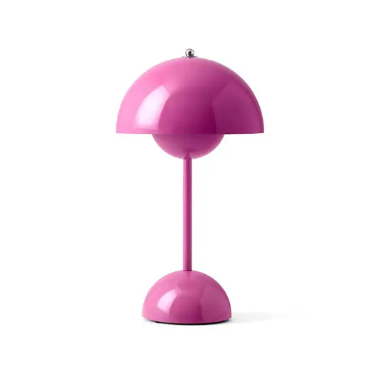 Preisreduziert Flowerpot VP9 LED-Akku-Tischleuchte, pink - &TRADITION