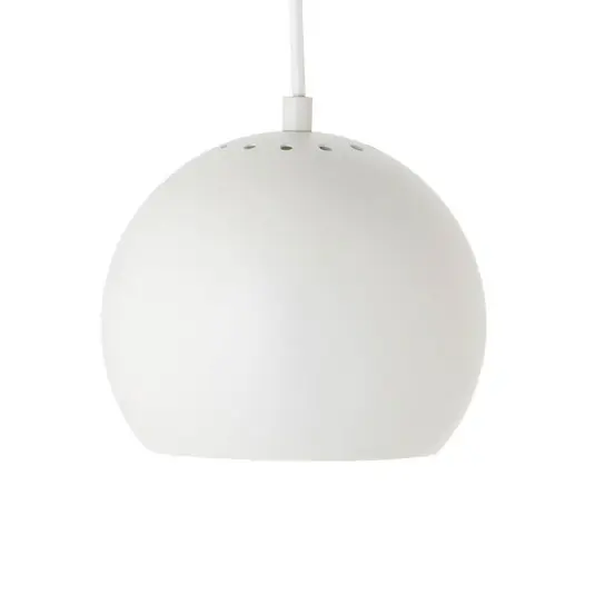 Ball Pendelleuchte Ø18 Matt White - Frandsen Echt