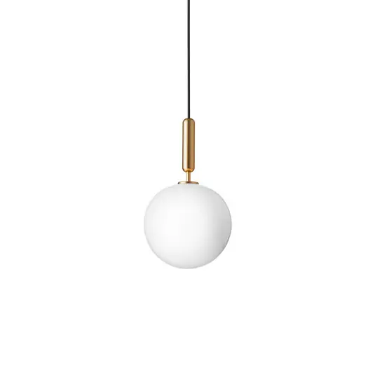 Jetzt Bestellen Miira 1 Pendelleuchte Large Brass/Opal White - Nuura