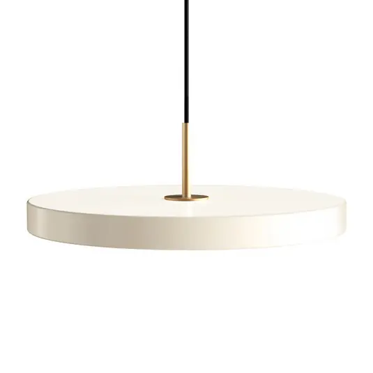 Asteria Medium LED-Hängelampe perlmutt/messing 43 cm - UMAGE Online Kaufen