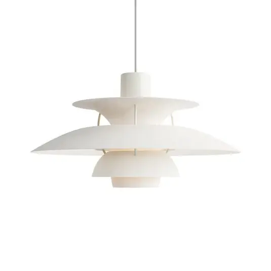 Neue Ware PH 5 Pendelleuchte Monochrome White - Louis Poulsen