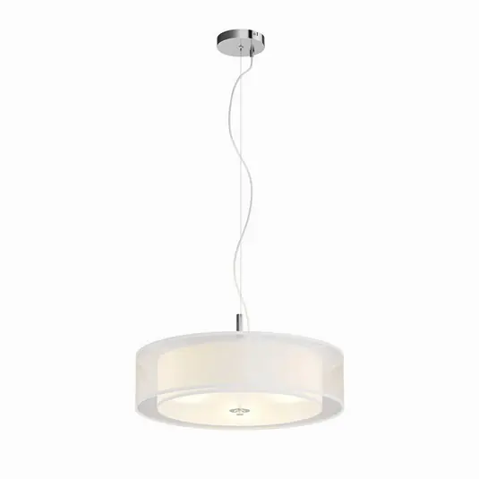 Pikka LED Pendelleuchte Ø50 White - Lindby Geprüft