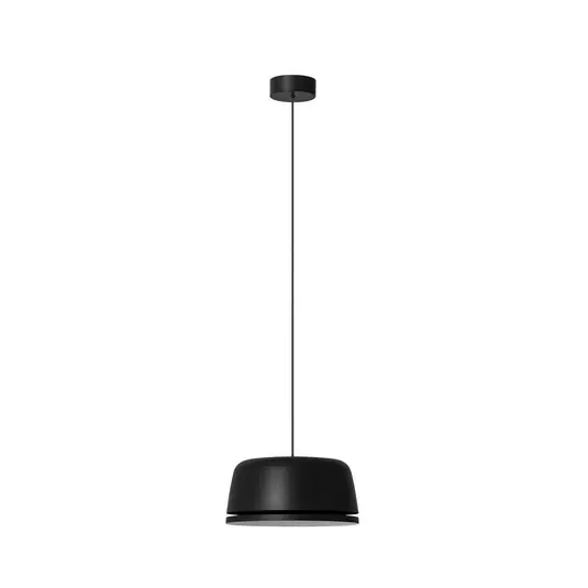 Peaks LED-Hängelampe, schwarz, Ø 35 cm, dimmbar, Alu - NOLA Beliebt