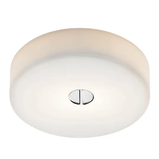 Ausverkauf Button Mini Decken/Wandleuchte Glas - Flos