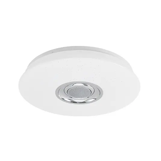 Preis Gesenkt Elpida LED Deckenleuchte w/Speaker Opal - Lindby