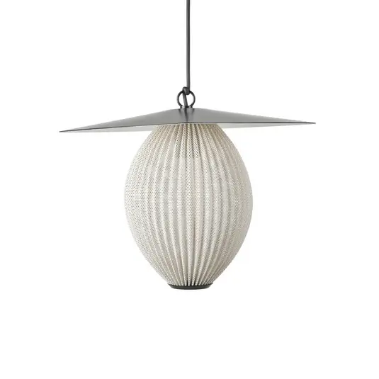 Satellite Außen Pendelleuchte Ø22 Cream White/Black - GUBI Angebot
