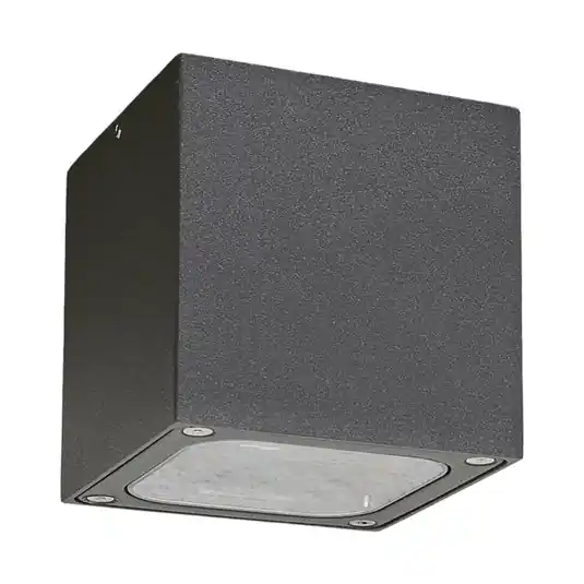 Geprüft Tanea LED Außen Deckenleuchte 10x10 Dark Grey - Lucande