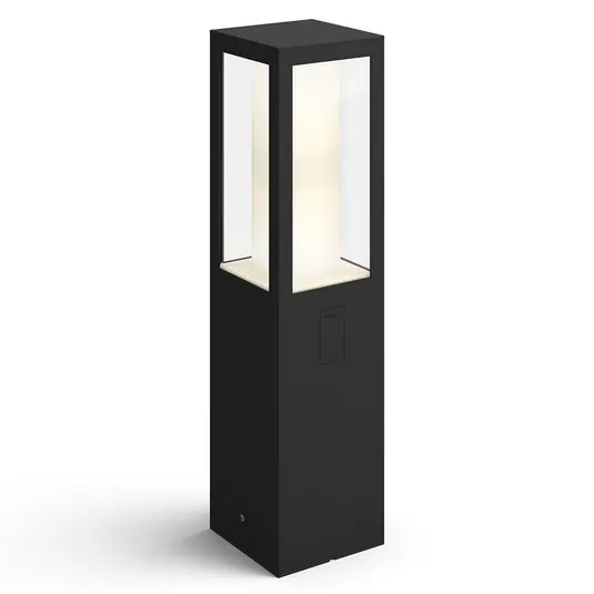Preisreduziert Impress Sockellampe, schwarz, RGBW - Philips Hue