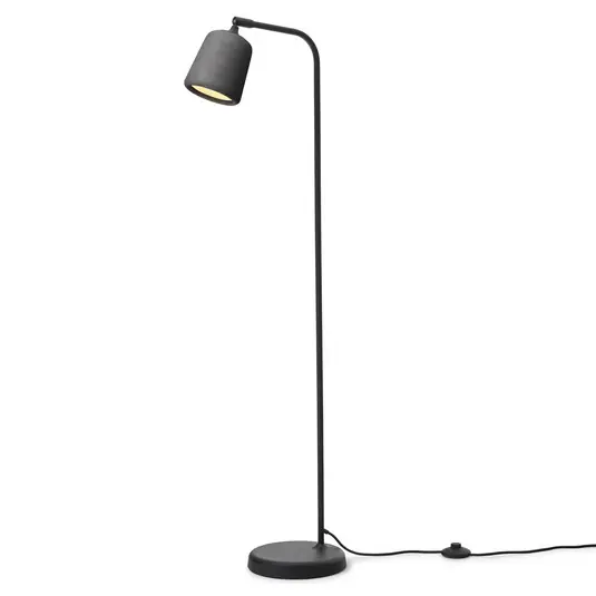Markenware Material Stehleuchte Dark Grey Concrete - New Works