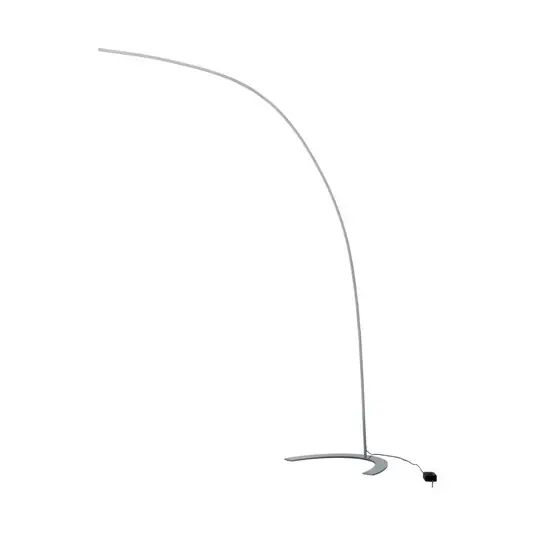 Markenware Danua LED Stehleuchte Silver - Lindby