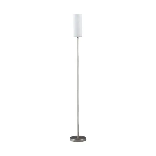 Aktuell Vinsta Stehleuchte Opal White/Satin Nickel - Lindby