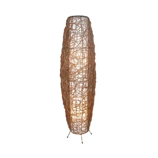 Nias Stehleuchte Brown/White - Lindby Nur Heute