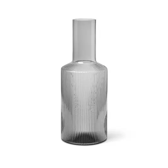 Ripple Carafe Smoked Grey - Ferm Living Preisreduziert