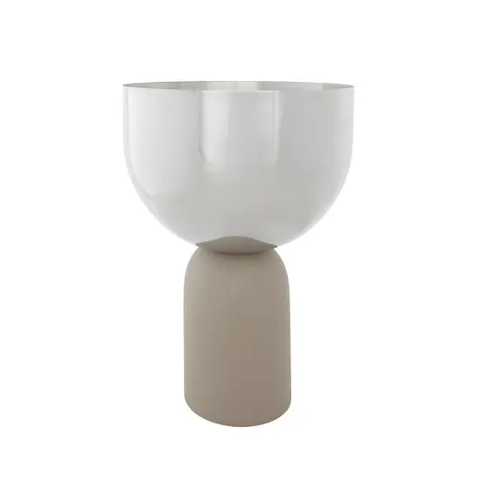 Torus Pflanzentopf Ø22 Silber/Taupe - AYTM Neu