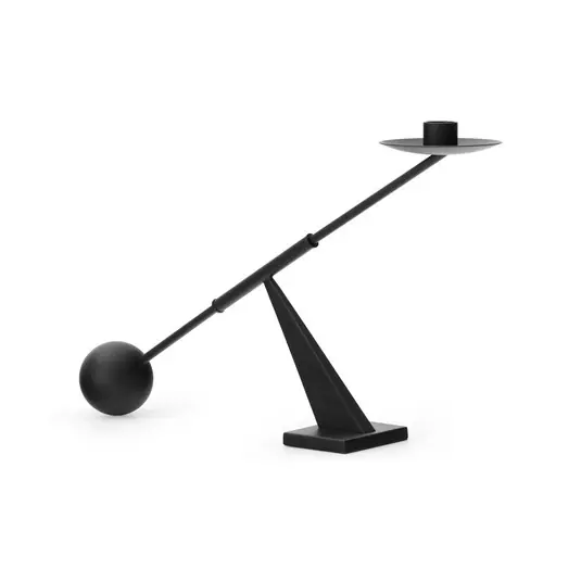 Interconnect Kerzenhalter, schwarz, Höhe 26 cm - Audo Heißes Angebot