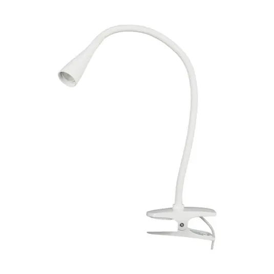 Baris LED Klemmleuchte White - Lindby Echt
