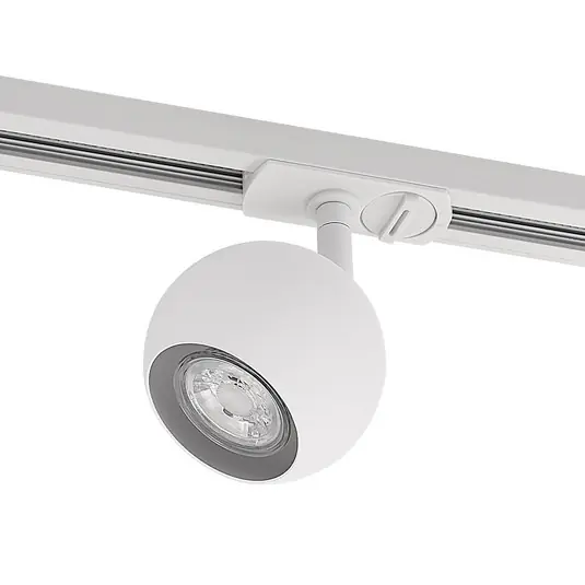 Mega-Angebot Linaro Schienenspot GU10 Rund Weiß - Lindby