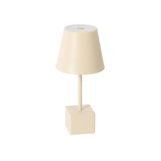 Schnäppchen Janea Cube Portable Tischleuchte Dim. IP54 Beige - Lindby