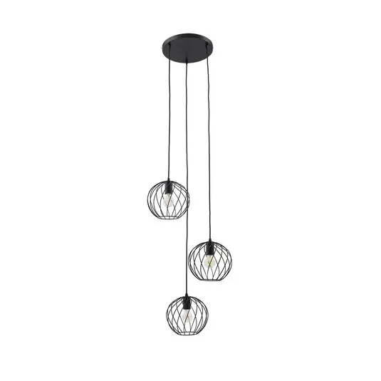 Begrenztes Angebot Danika Round Pendelleuchte Ø50 Schwarz - Lindby
