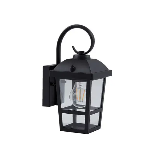 Preisknaller Eloane Außenwandleuchte, schwarz, Edelstahl, 29 cm - Lindby
