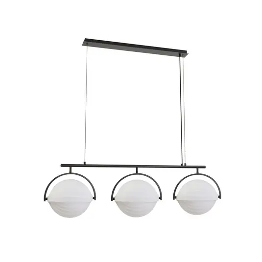 Sonderangebot Helva 3 Pendelleuchte Schwarz/Weiß - Lucande