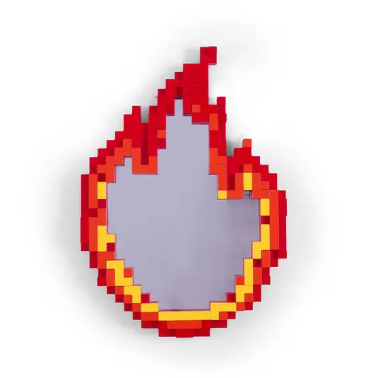 Flame Pixel Spiegel Red/Orange/Yellow - Seletti Garantierte Lieferung