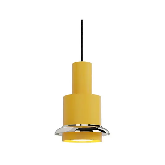 Chaumont Pendelleuchte Ø19xH28 Yellow/Nickel - DCW Must-Have