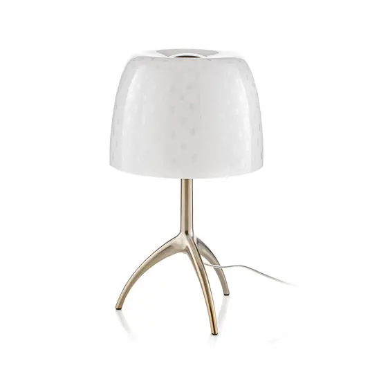 Direktkauf Lumiere 30 Tischlampe, 35cm, Blasenglas, ein/aus - Foscarini