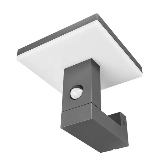 Letzte Chance Olesia Außenwandleuchte w/Sensor Dark Grey/Opal - Lucande