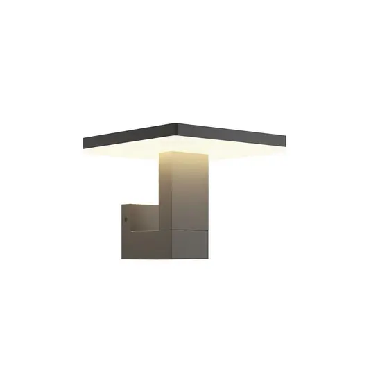 Olesia Außenwandleuchte Dark Grey/Opal - Lucande Must-Have
