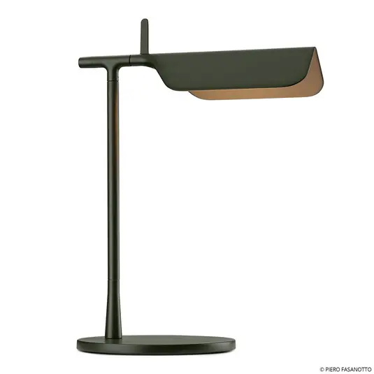 Expressversand Tab T LED Tischleuchte Matt Dark Green - Flos