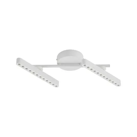 Eldrin LED-Strahler zweiflammig Lichtpunkte 54 cm weiß - Lindby Highlight