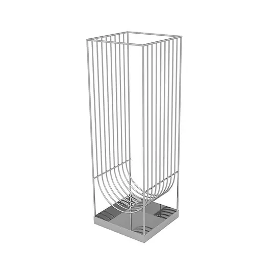 Meistverkauft Curva Umbrella Stand Silber - AYTM