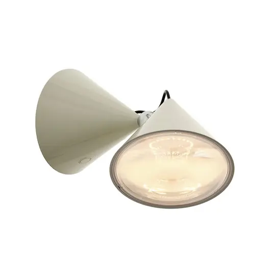 Geprüft Pose LED-Wandleuchte grau-beige 21 cm Kunststoff - Tom Dixon