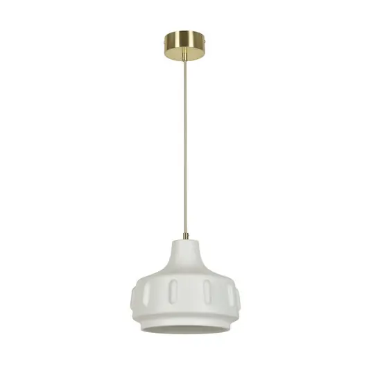 Billig Jimmy Hängelampe Ø 25 cm, weiß, Keramik - MARKET SET