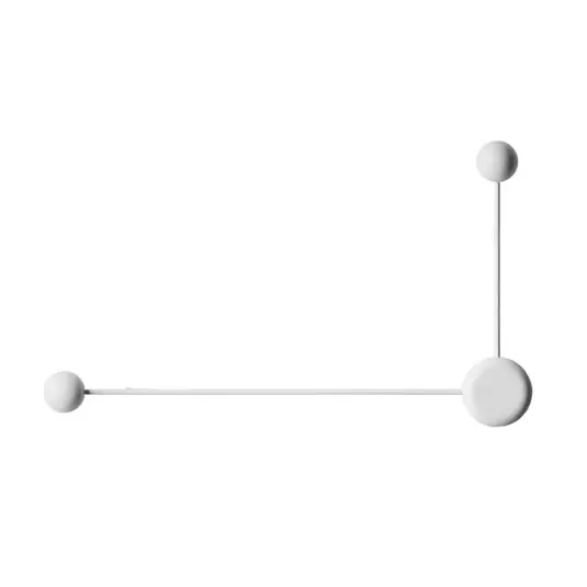 Nur Für Kurze Zeit Pin LED-Wandleuchte, 2-flammig, weiß - Vibia