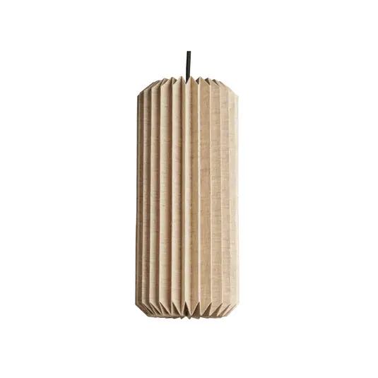 Alba Hängeleuchte, Ø 15 cm, natur, Leinen - Watt & Veke Must-Have