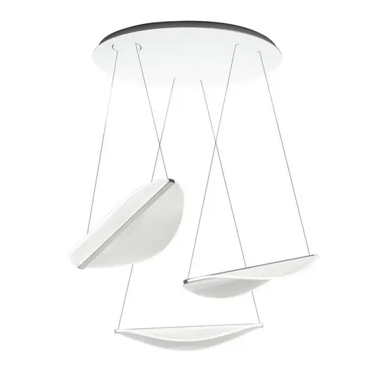 Diphy LED-Hängeleuchte, 3-flg., DALI-Push, Stilnovo Nur Heute