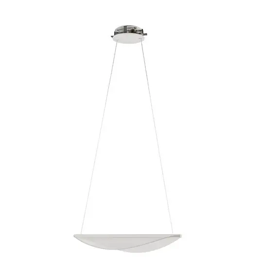 Rabatt Diphy LED-Pendelleuchte, Länge 53,6 cm, weiß - Stilnovo