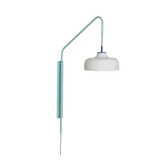 Current Wandleuchte, hellblau, Ausladung 71 cm - HÜBSCH Jetzt Kaufen