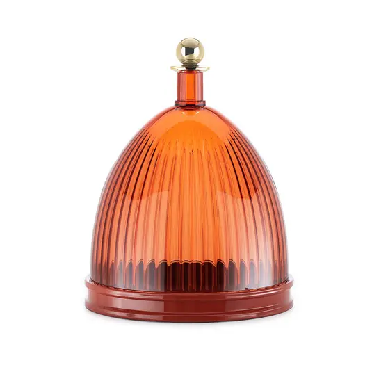 Wochenendangebot La Coupole Dekoschale, ziegelrot, Höhe 30,5 cm - Kartell