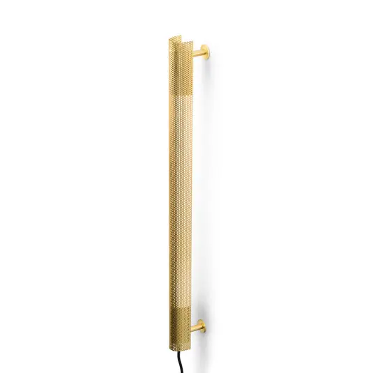 Neu Radent Wandleuchte, messing, Stecker, H. 70 cm, G13 - GEJST