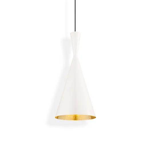 Beat Tall LED-Hängelampe, weiß, Ø 19 cm - Tom Dixon Aktuell