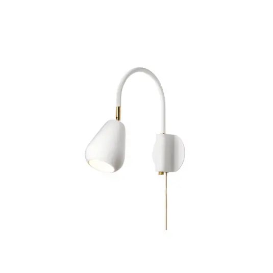 Anoli Wandstrahler gold/weiß Metall GU10 Stecker - Nuura Direkt Vom Hersteller