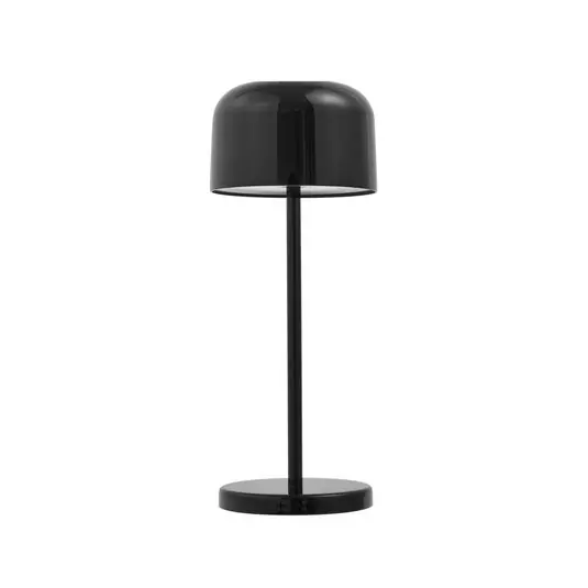 Nur Für Kurze Zeit Quill LED-Akku-Tischleuchte, CCT, schwarz, dimmbar - Lucande