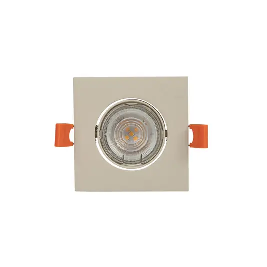 Fibur Einbauleuchte, beige, 9 cm, GU10 - Prios Heißes Angebot