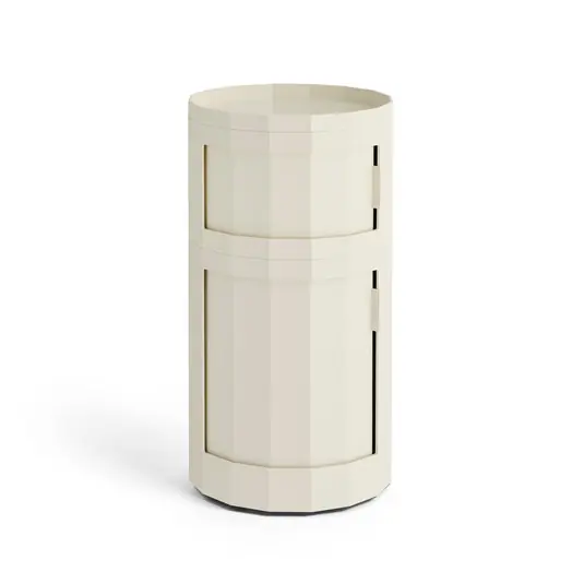 Facet Cabinet 110 Beistellschrank, creme, ABS - HAY Top-Preis