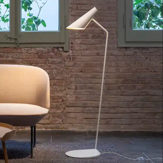 Echt I.Cono 0712 Designer-Stehleuchte, weiß - Vibia
