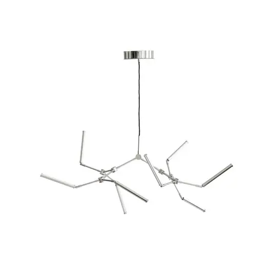 Top-Angebot Stick LED-Kronleuchter chrom, 124cm, 8-flg. - 101 Copenhagen